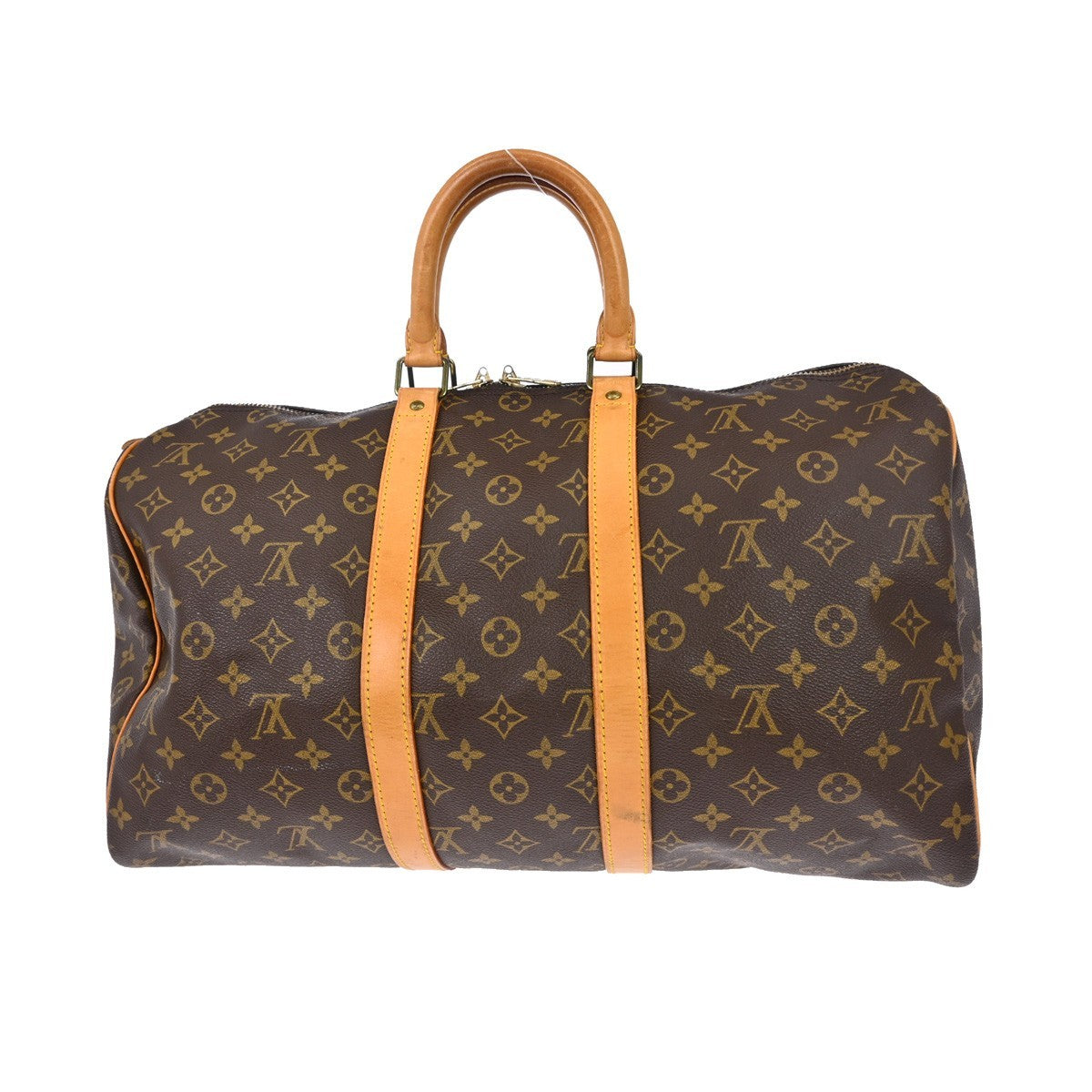 Louis Vuitton Keepall Bag Monogram Canvas, Brown, Canvas, Travel Bag