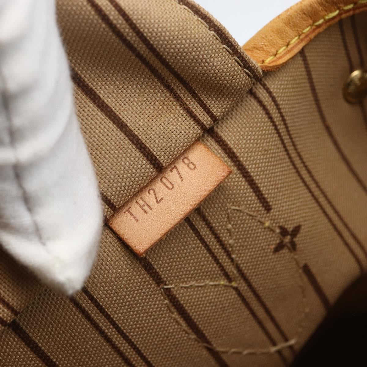 Louis Vuitton Neverfull Tote Monogram Canvas, BROWN, CANVAS, Tote bag