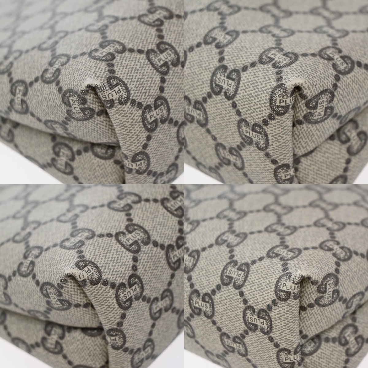 Gucci GG Plus Supreme Pouch Canvas, BROWN, PVC, Clutche & pouche