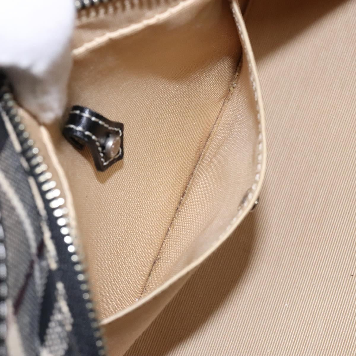 Burberry Belted handle handbag Nova check canvas, BLACK, CANVAS, Handbag