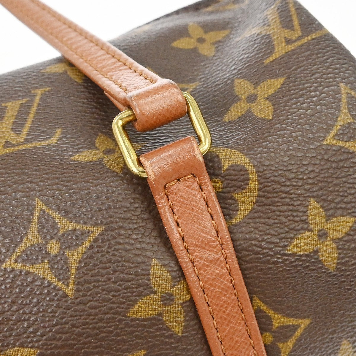 Louis Vuitton Papillon Handbag Monogram Canvas, Brown, Canvas, Handbag