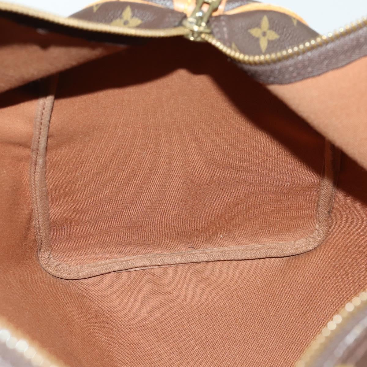 Louis Vuitton Keepall Bag Monogram Canvas, BROWN, CANVAS, Travel bag