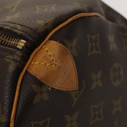 Louis Vuitton Keepall Bag Monogram Canvas, BROWN, CANVAS, Travel bag