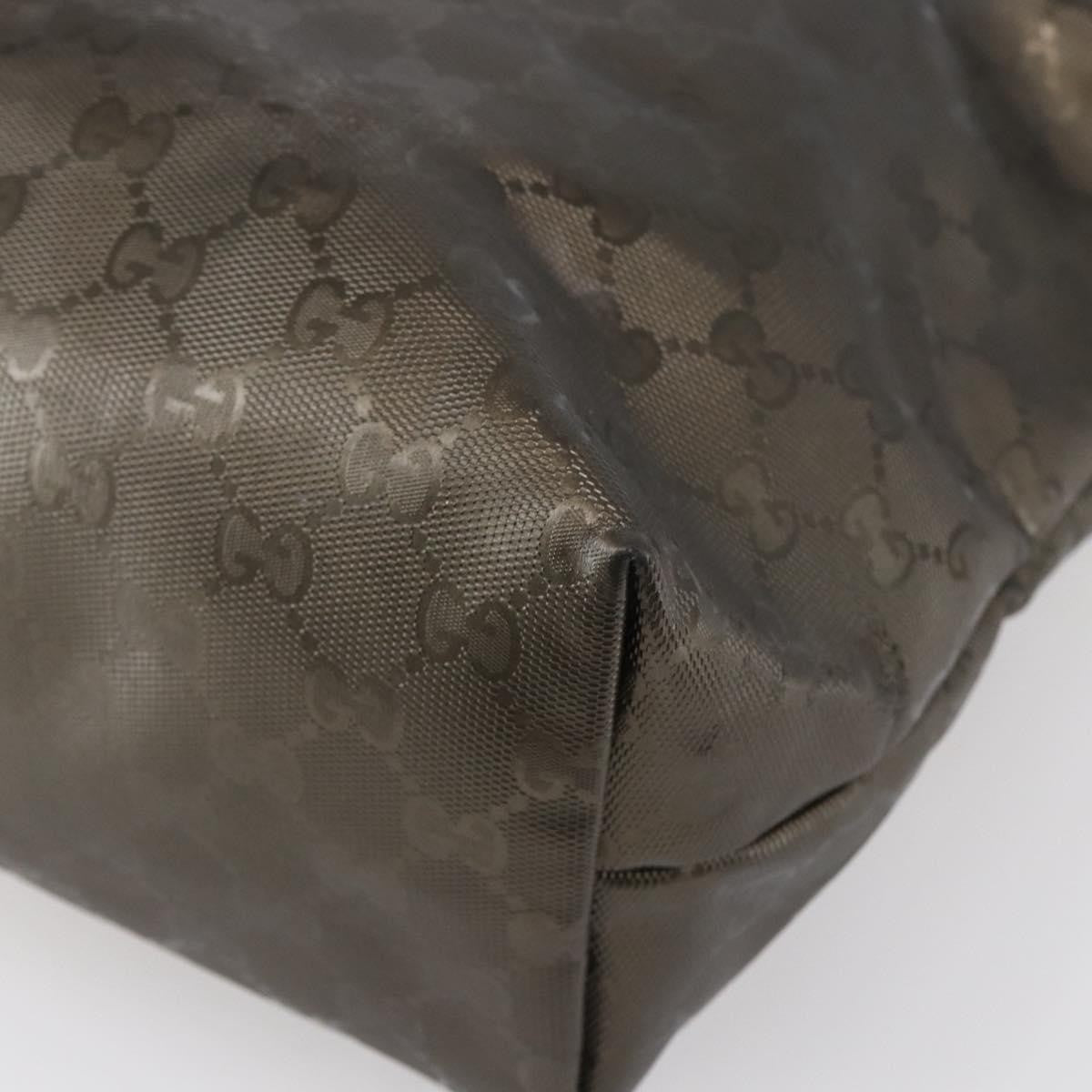Gucci Plus Tote GG Imprime, SILVER, PVC, Tote bag