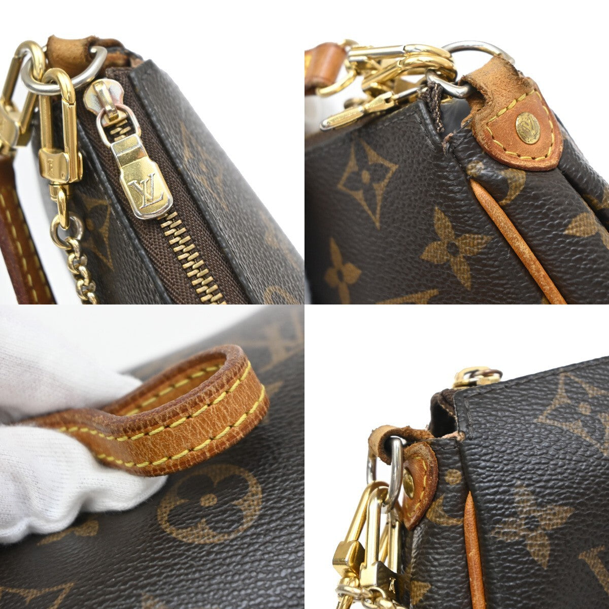 Louis Vuitton Eva Handbag Monogram Canvas, BROWN, CANVAS, Shoulder bag