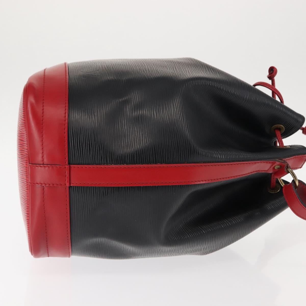 Louis Vuitton Bicolor Noe Handbag Epi Leather, BLACK, LEATHER, Handbag