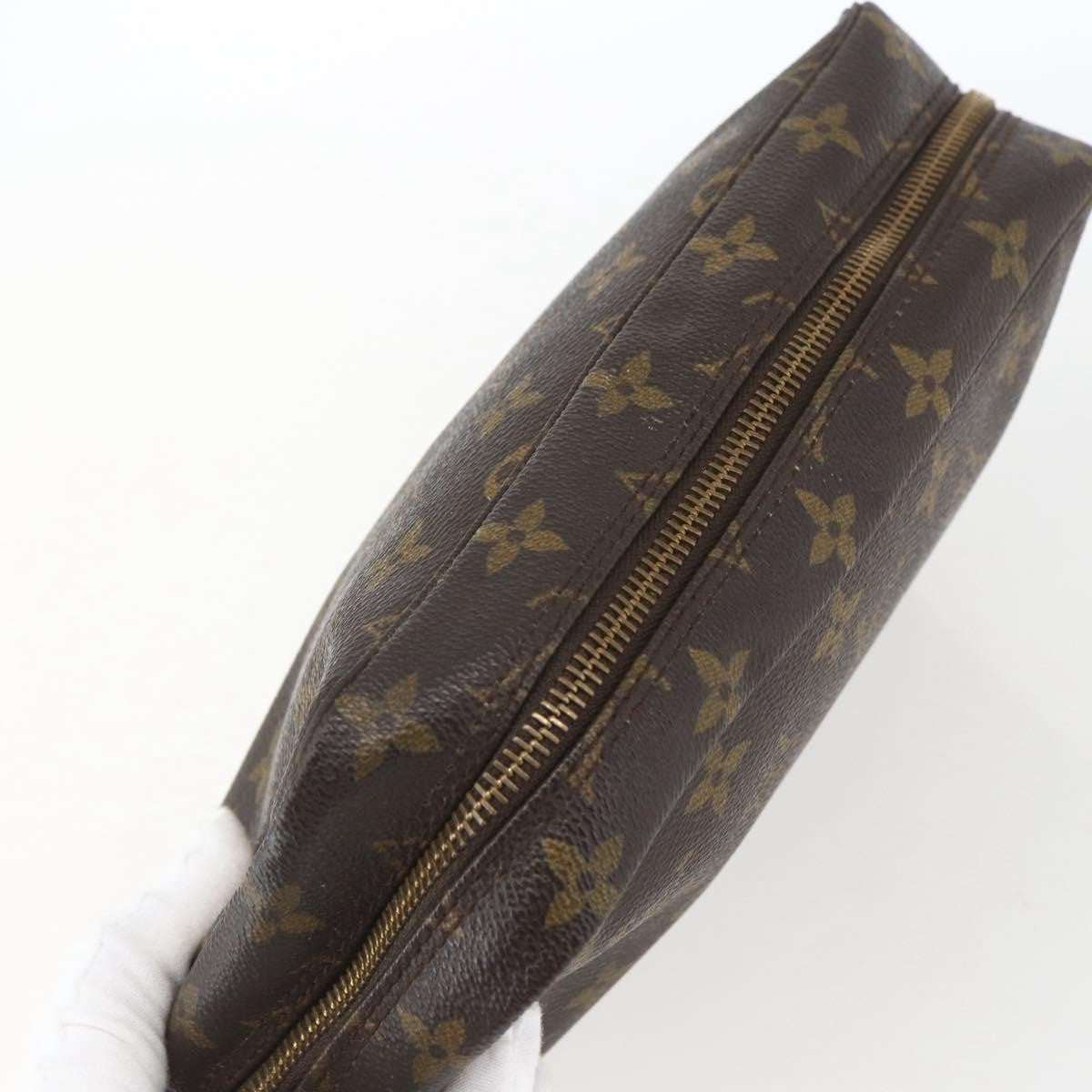 Louis Vuitton Trousse Toilette Monogram Canvas, BROWN, CANVAS, Clutche & pouche