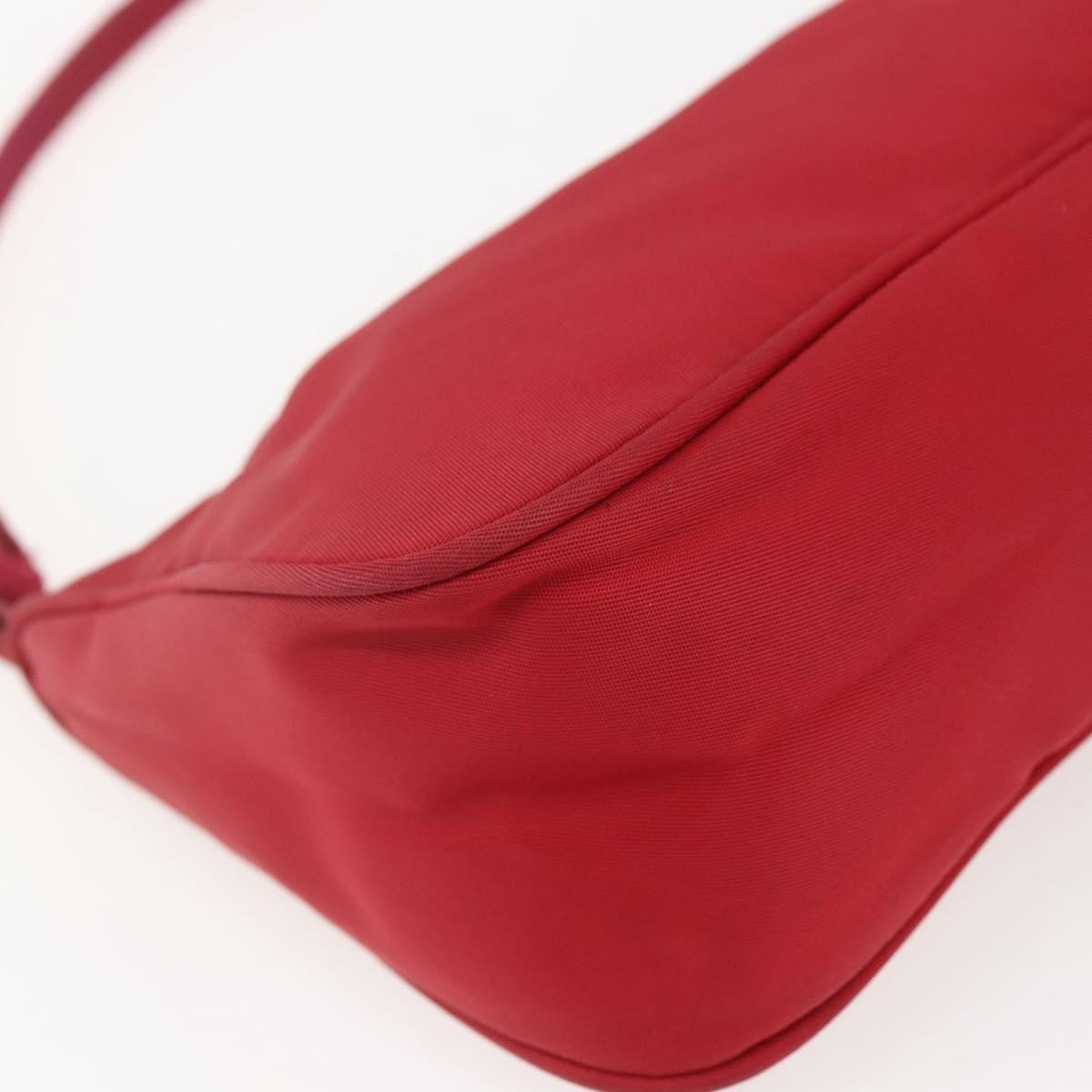 Prada Pochette Shoulder Bag Tessuto, RED, NYLON, Clutche & pouche