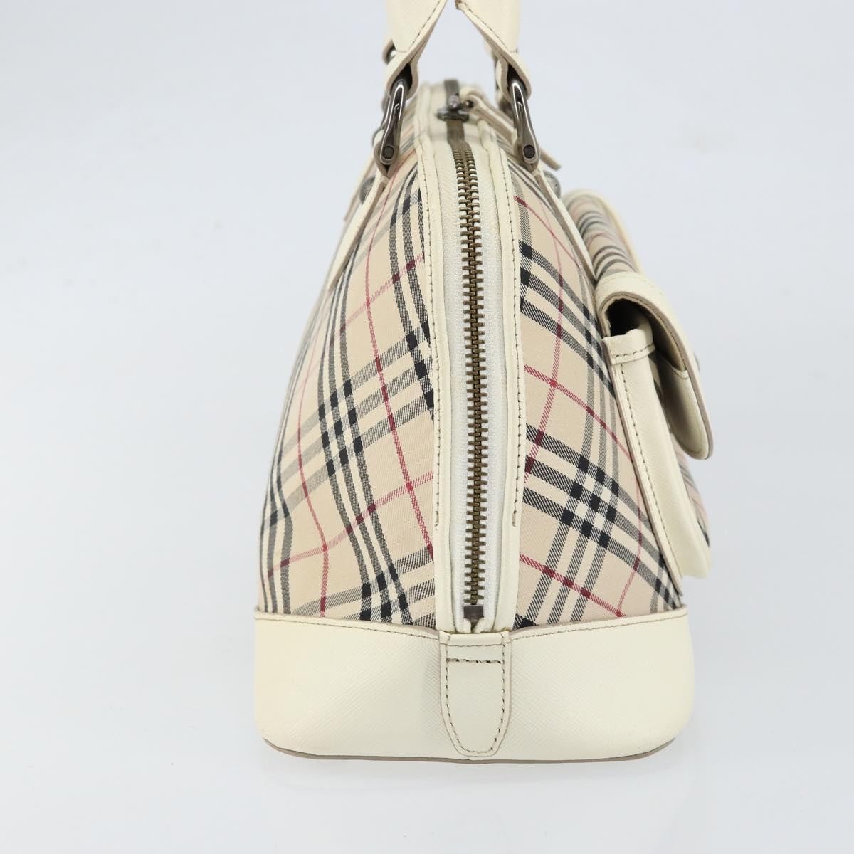 Burberry Nova Check Handbag Nova Check Canvas, BEIGE, CANVAS, Handbag