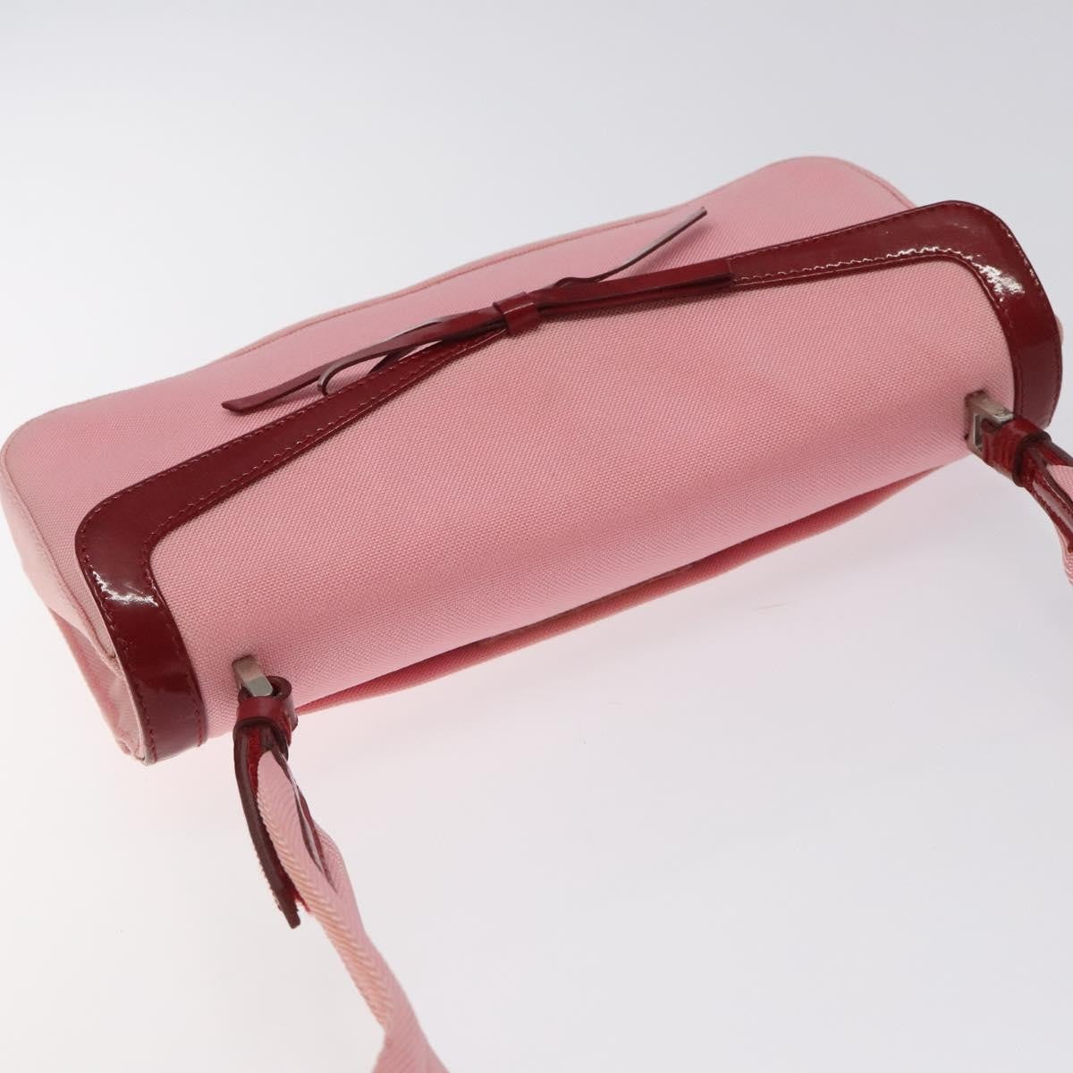 Prada Vintage Shoulder Bag Canvas, PINK, CANVAS, Shoulder bag