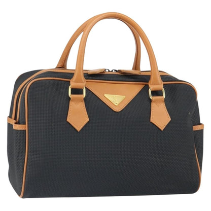 Saint Laurent Vintage Boston PVC Leather, BLACK, PVC, Handbag