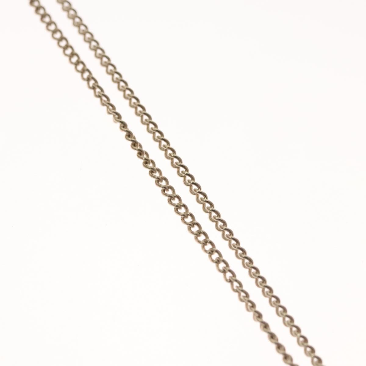 Chanel Coco Rider Pendant Necklace Metal, SILVER, METAL, Necklace