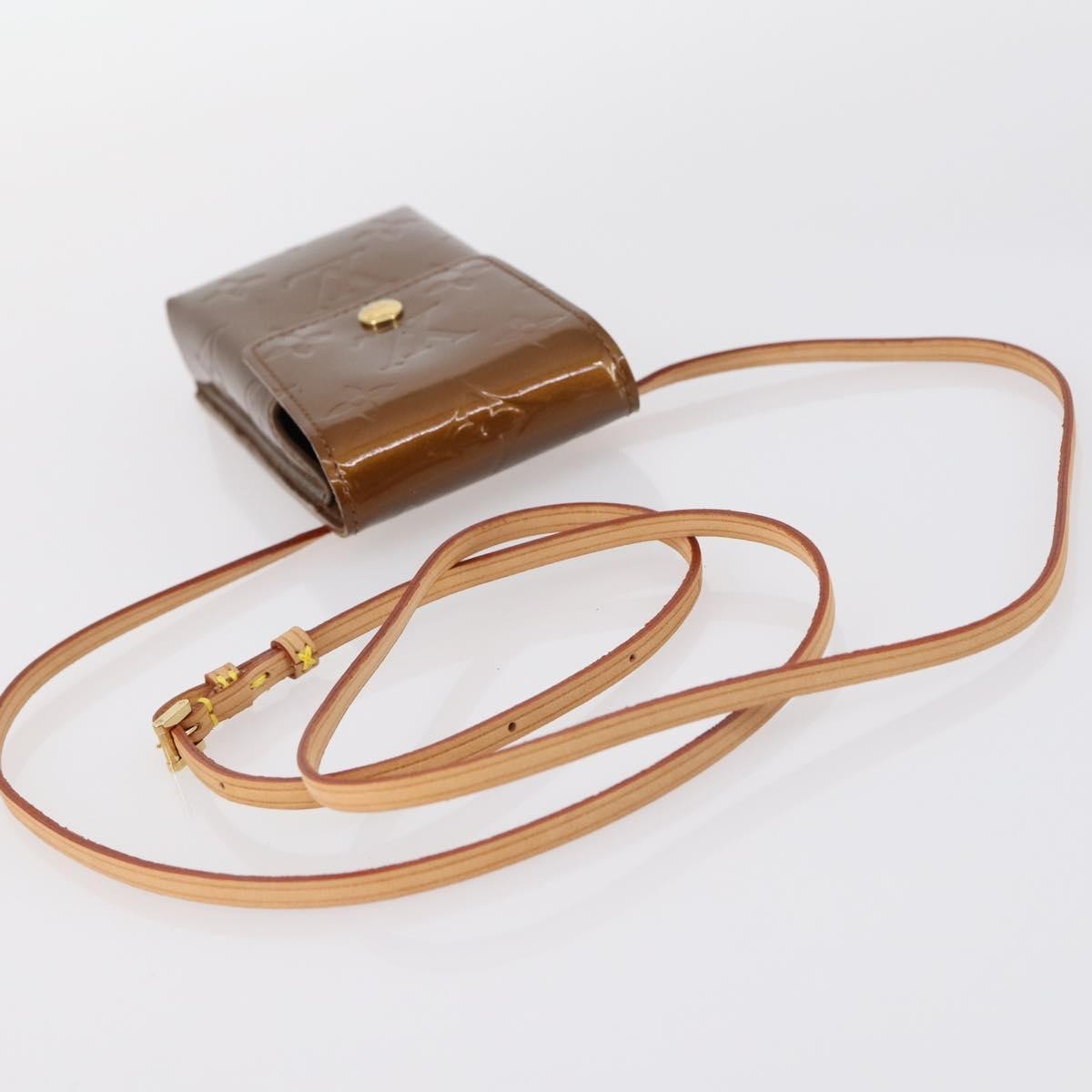 Louis Vuitton Walker Cigarette Case Holder Monogram Vernis, BROWN, PATENT_LEATHER, Clutche & pouche