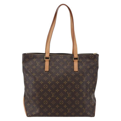 Louis Vuitton Cabas Mezzo Monogram Canvas, BROWN, CANVAS, Tote bag
