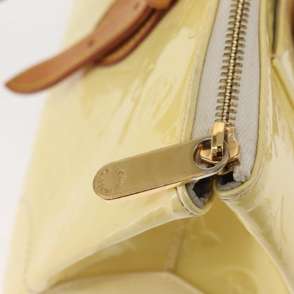 Louis Vuitton Rosewood Avenue Handbag Monogram Vernis, BEIGE, PATENT_LEATHER, Handbag