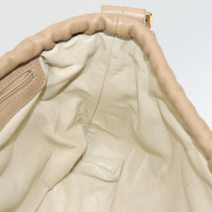 Bvlgari Shoulder bag Leather, BEIGE, LEATHER, Shoulder bag