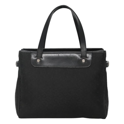 Celine Macadam Handbag Macadam with leather, BLACK, CANVAS, Handbag
