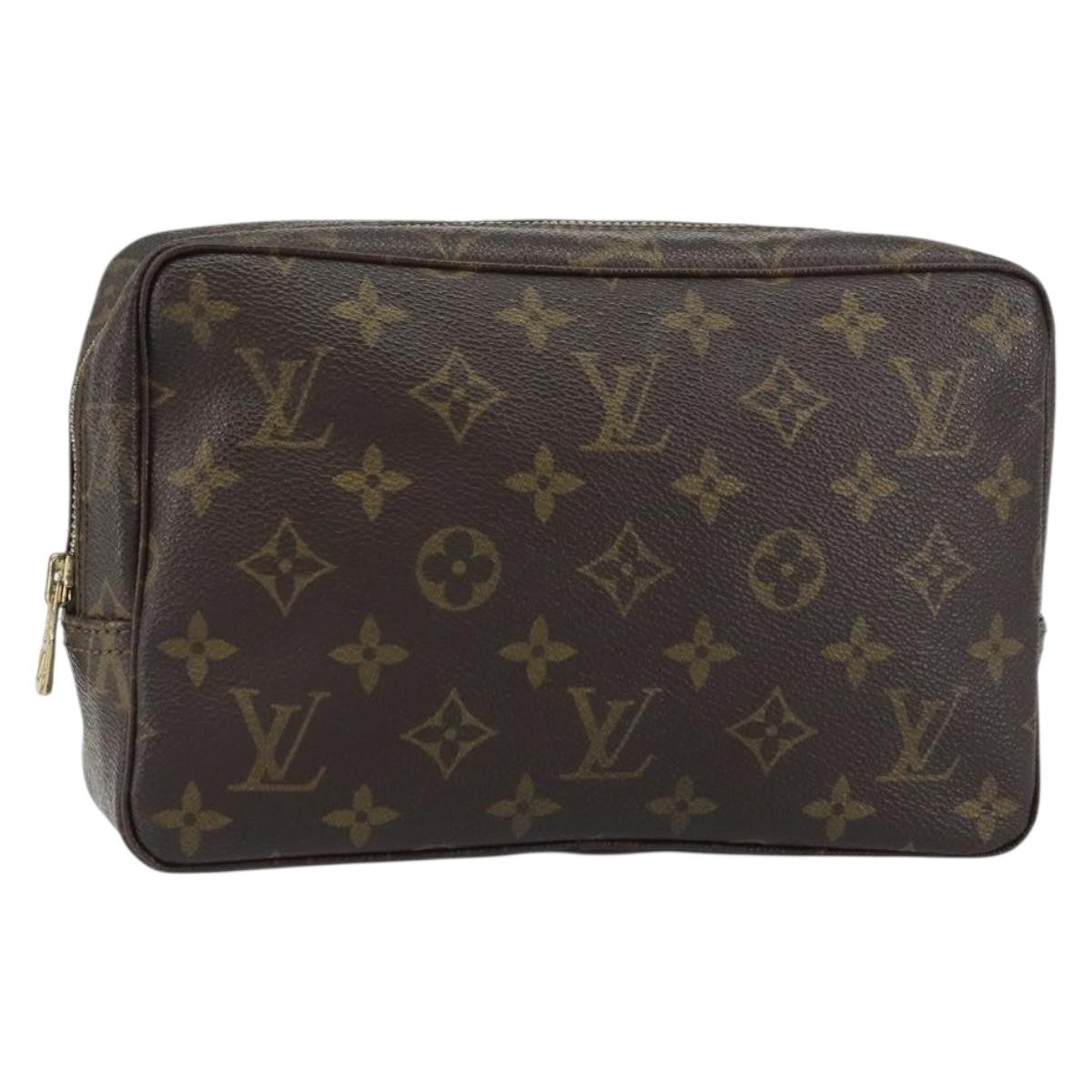 Louis Vuitton Trousse Toilette Monogram Canvas, BROWN, CANVAS, Clutche & pouche