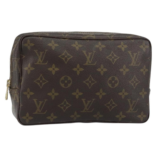 Louis Vuitton Trousse Toilette Monogram Canvas, BROWN, CANVAS, Clutche & pouche