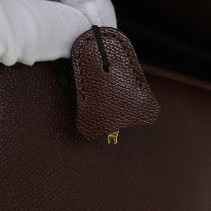 Saint Laurent Vintage Flap Document Holder Leather, BROWN, LEATHER, Briefcase