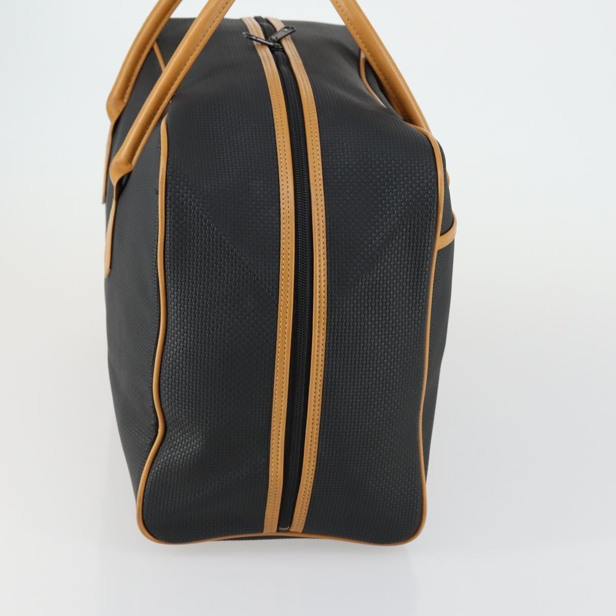 Saint Laurent Vintage Boston PVC Leather, BLACK, PVC, Travel bag