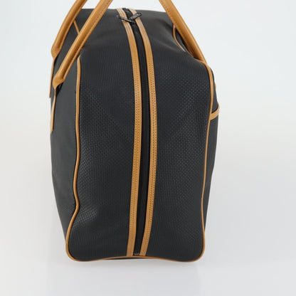 Saint Laurent Vintage Boston PVC Leather, BLACK, PVC, Travel bag