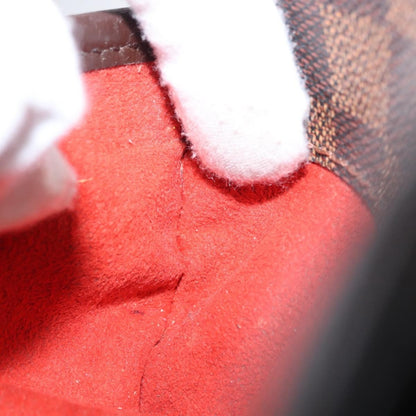 Louis Vuitton Ipanema Pochette Damier, BROWN, CANVAS, Clutche & pouche