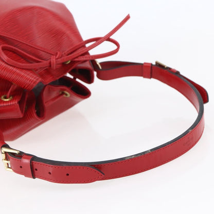 Louis Vuitton Noe Handbag Epi leather, RED, LEATHER, Handbag