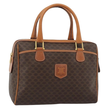 Celine Vintage Macadam Boston bag Canvas, Brown, Canvas, Handbag