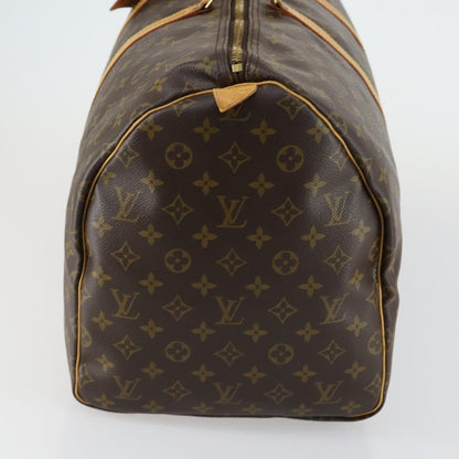 Louis Vuitton Keepall Bag Monogram Canvas, BROWN, CANVAS, Travel bag