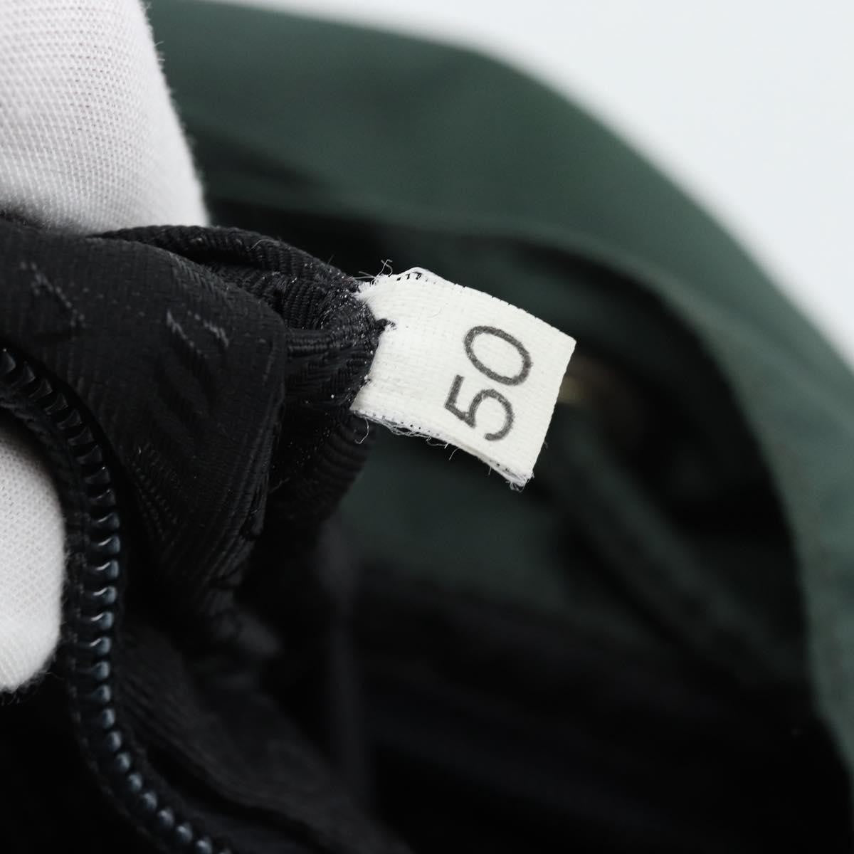 Prada Double Front Pocket Backpack Tessuto, Green, Nylon, Backpack
