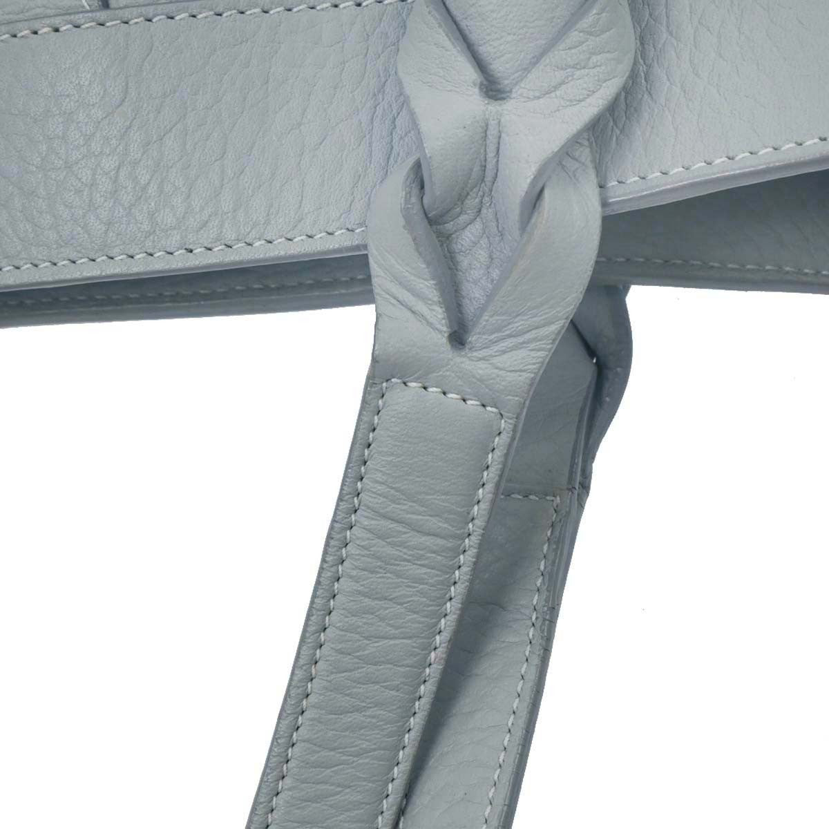 Loewe Fusta Totebag Leather, BLUE, LEATHER, Tote bag