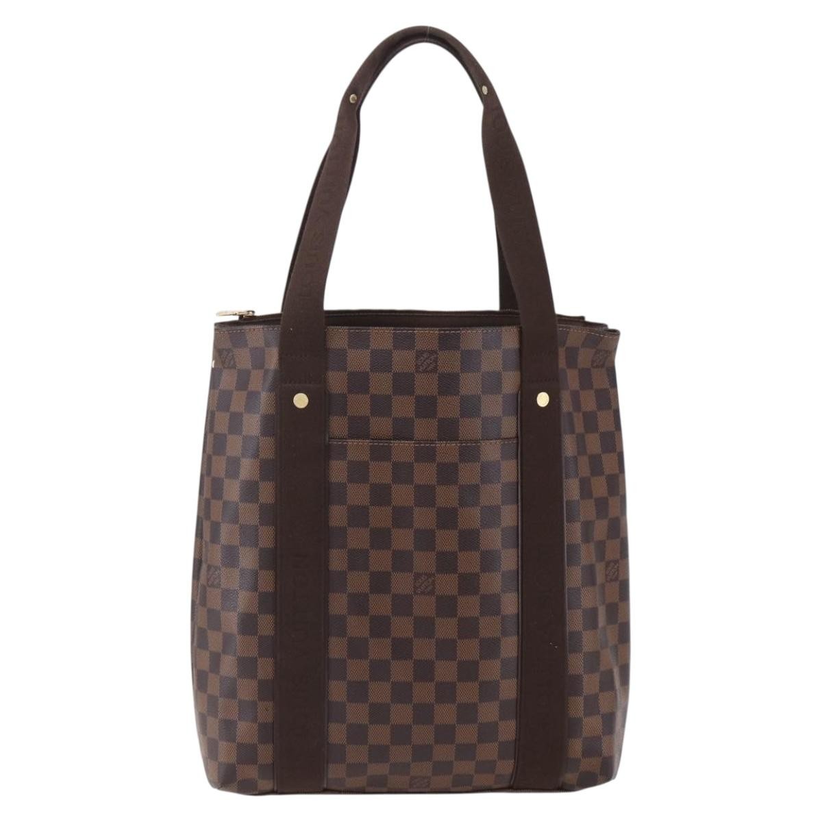 Louis Vuitton Cabas Beaubourg Damier, BROWN, CANVAS, Tote bag