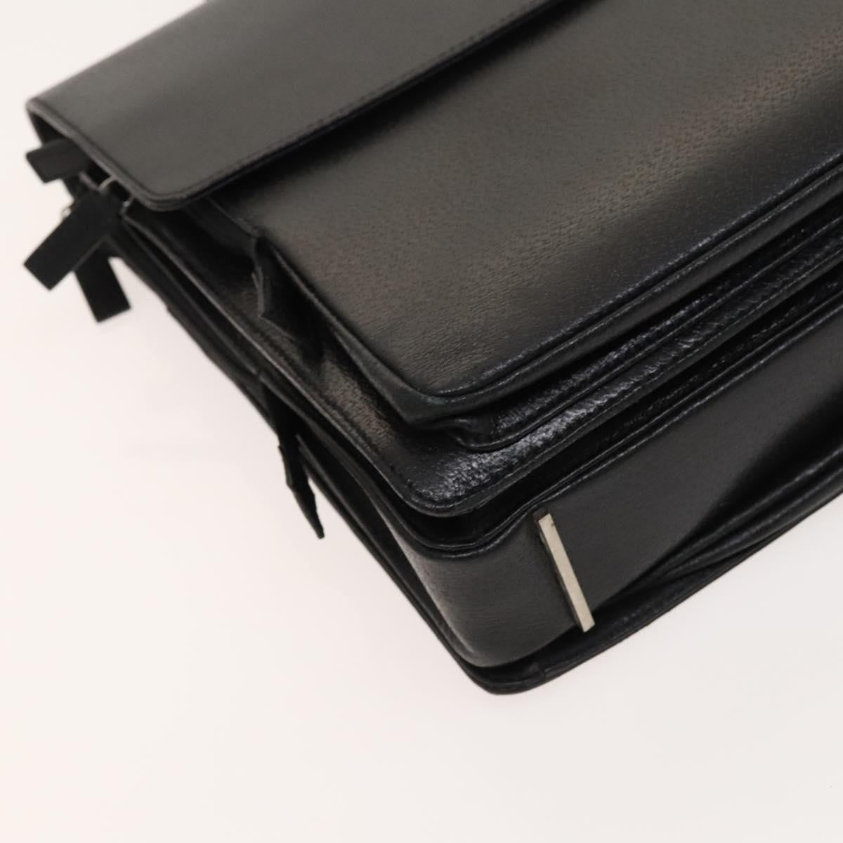 Gucci Briefcase Leather, BLACK, LEATHER, Briefcase