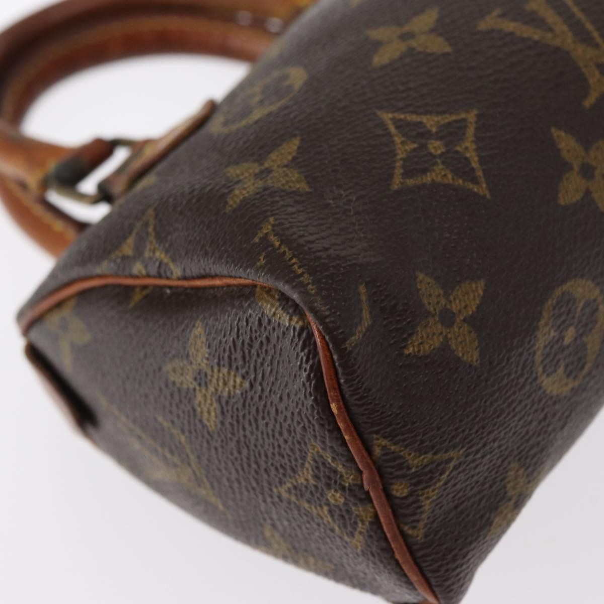 Louis Vuitton Speedy Mini HL Handbag Monogram Canvas, BROWN, CANVAS, Handbag