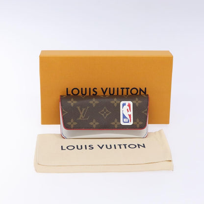 Louis Vuitton Nba Woody Glasses Case Monogram Canvas with Leather, MULTICOLOUR, CANVAS, Sunglasse