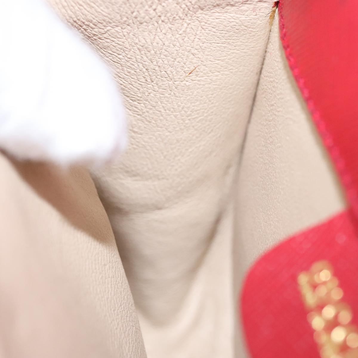 Gucci Bamboo 1947 Belt Bag Leather, RED, LEATHER, Clutche & pouche