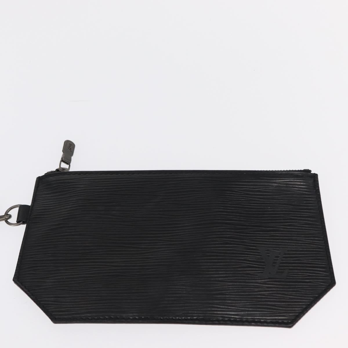 Louis Vuitton Vintage Sac d'Epaule Handbag Epi Leather, BLACK, LEATHER, Shoulder bag