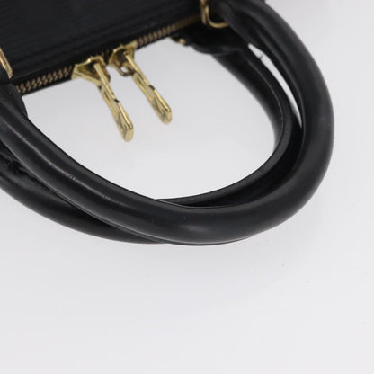 Louis Vuitton Alma Handbag Epi Leather, BLACK, LEATHER, Handbag