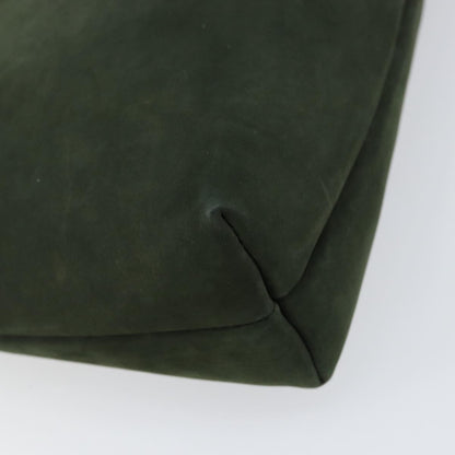 Salvatore Ferragamo Vala Shoulder Bag Suede, KHAKI, SUEDE, Shoulder bag