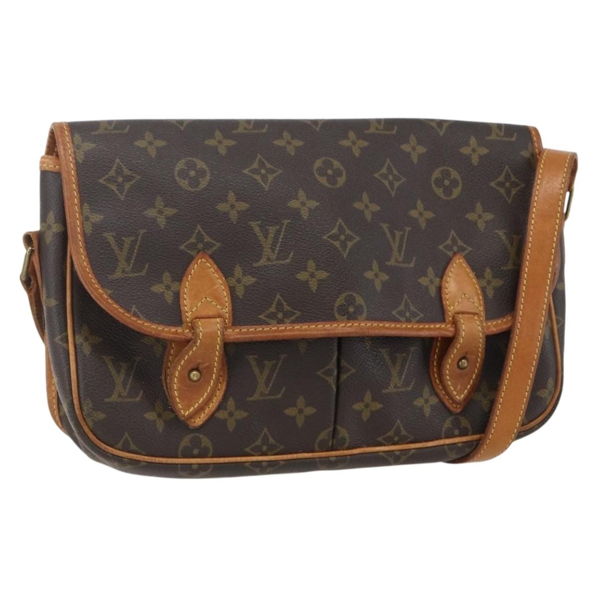 Louis Vuitton Sac Gibeciere Messenger Bag Monogram Canvas, BROWN, CANVAS, Shoulder bag