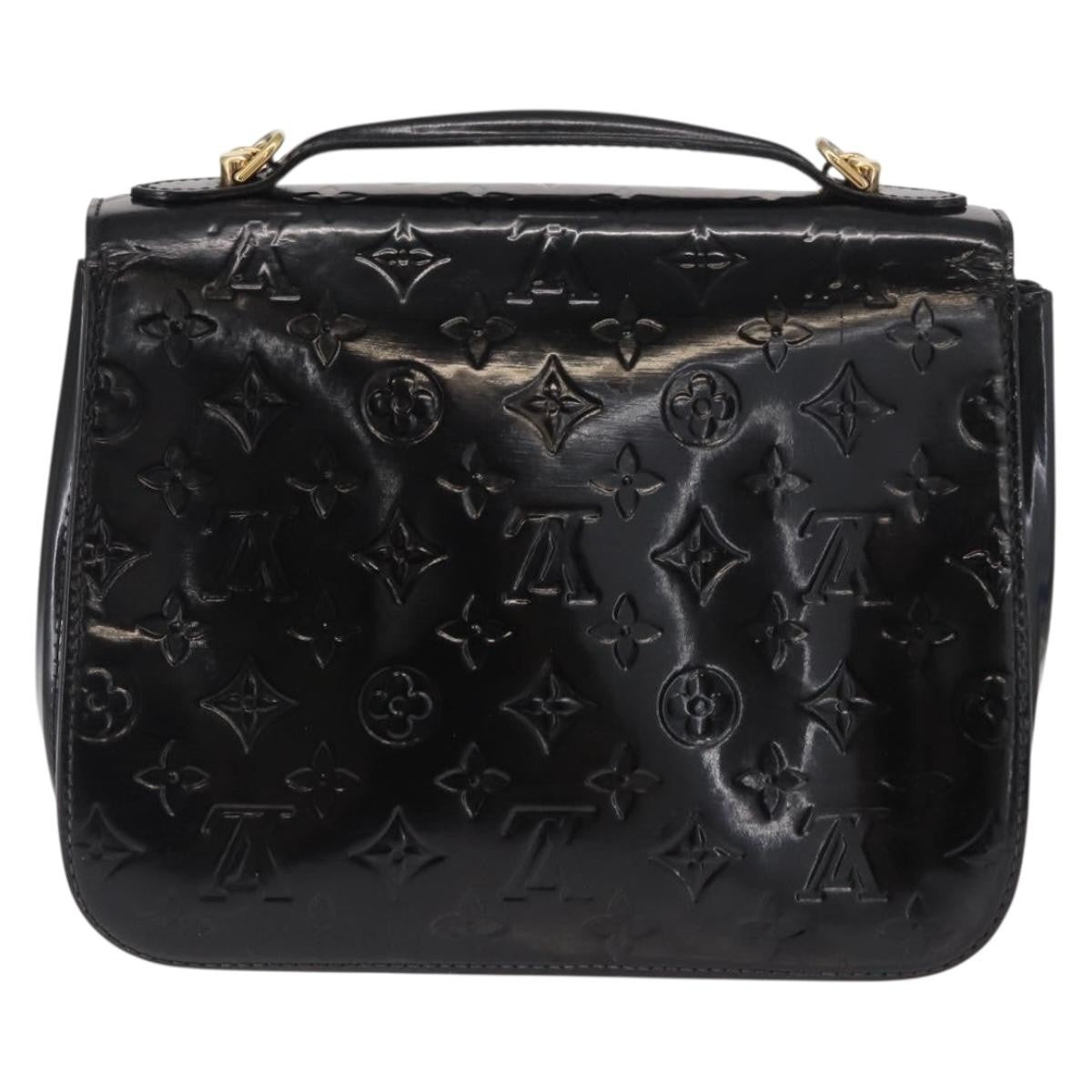 Louis Vuitton Mirada Handbag Monogram Vernis, BLACK, PATENT_LEATHER, Handbag