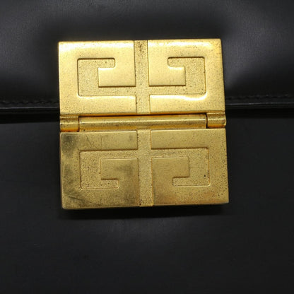 Givenchy 4G Vertical Crossbody Bag Leather, BLACK, LEATHER, Handbag