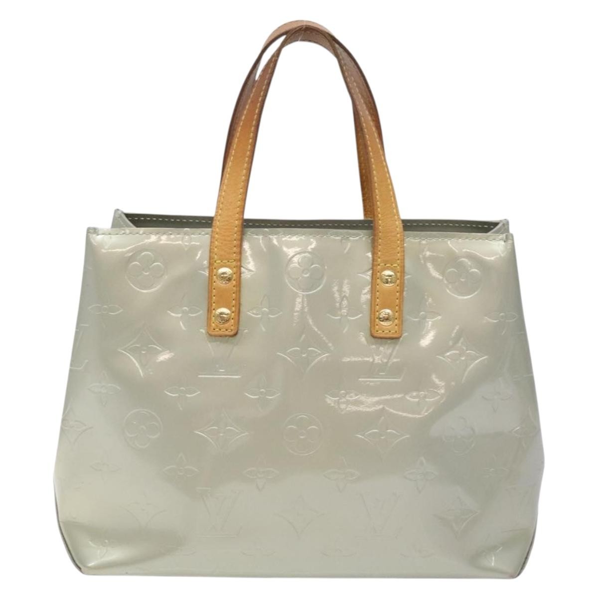 Louis Vuitton Reade Handbag Monogram Vernis, GRAY, PATENT_LEATHER, Handbag