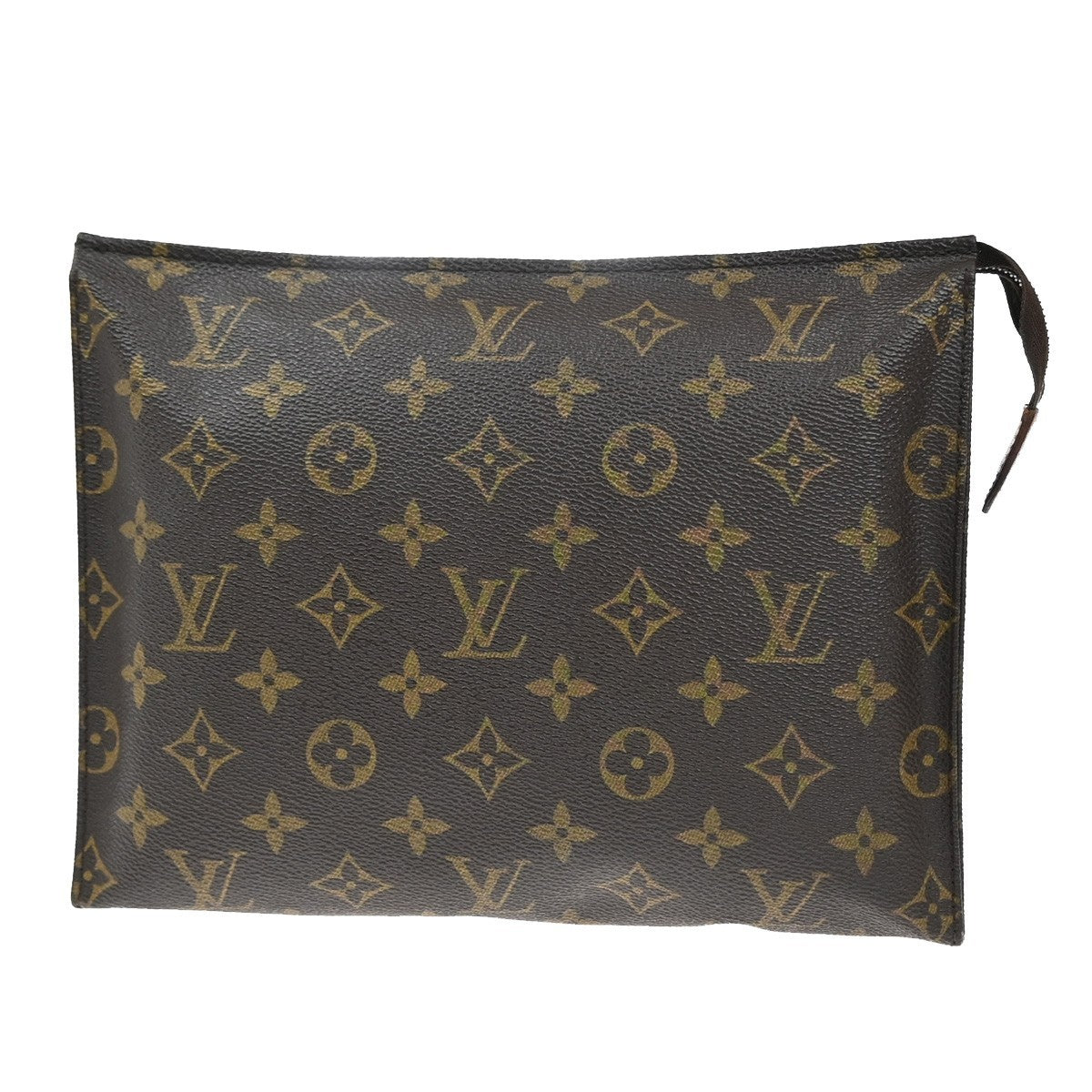 Louis Vuitton Toiletry Pouch Monogram Canvas, BROWN, CANVAS, Clutche & pouche