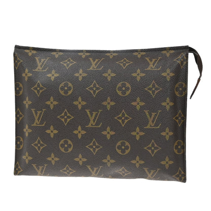Louis Vuitton Toiletry Pouch Monogram Canvas, BROWN, CANVAS, Clutche & pouche
