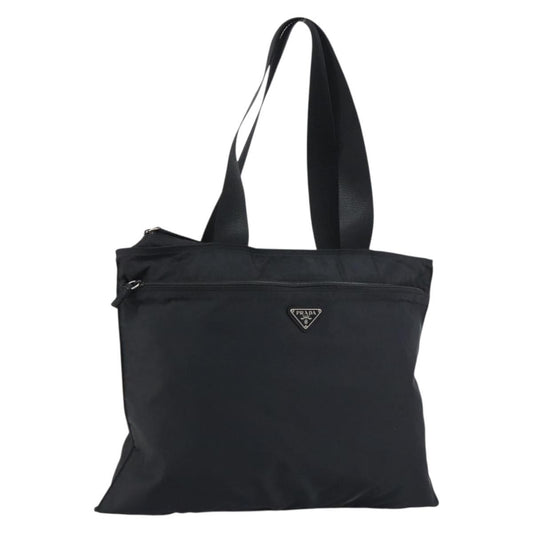 Prada Vintage Tote Tessuto, BLACK, NYLON, Tote bag