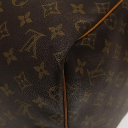 Louis Vuitton Keepall Bag Monogram Canvas, BROWN, CANVAS, Travel bag