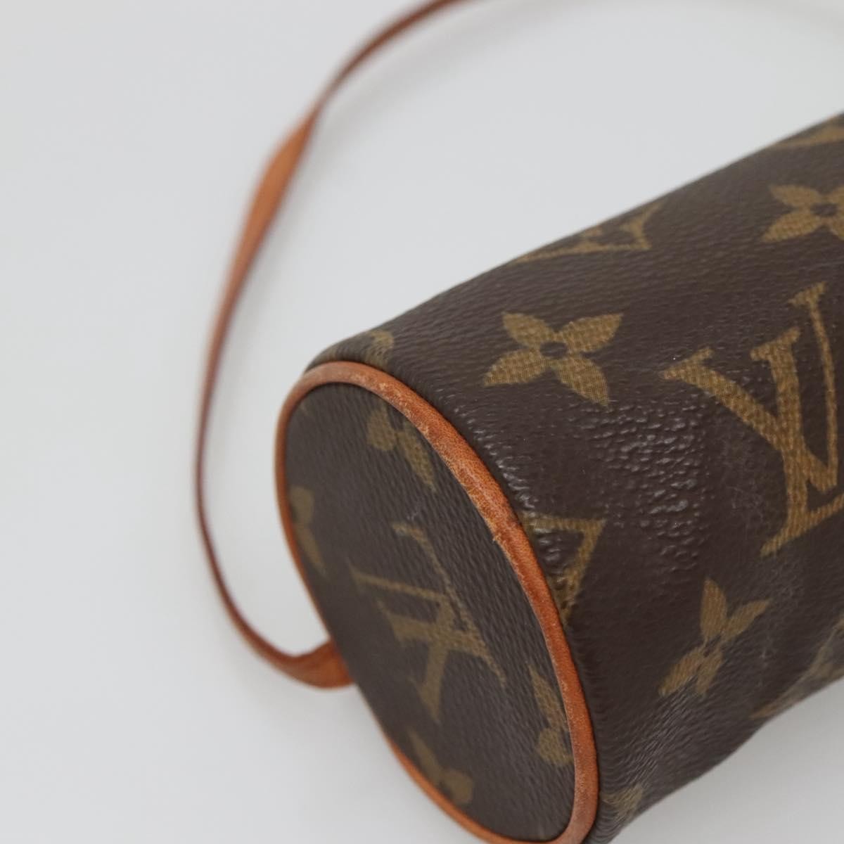 Louis Vuitton Papillon Pochette Monogram Canvas, BROWN, CANVAS, Clutche & pouche