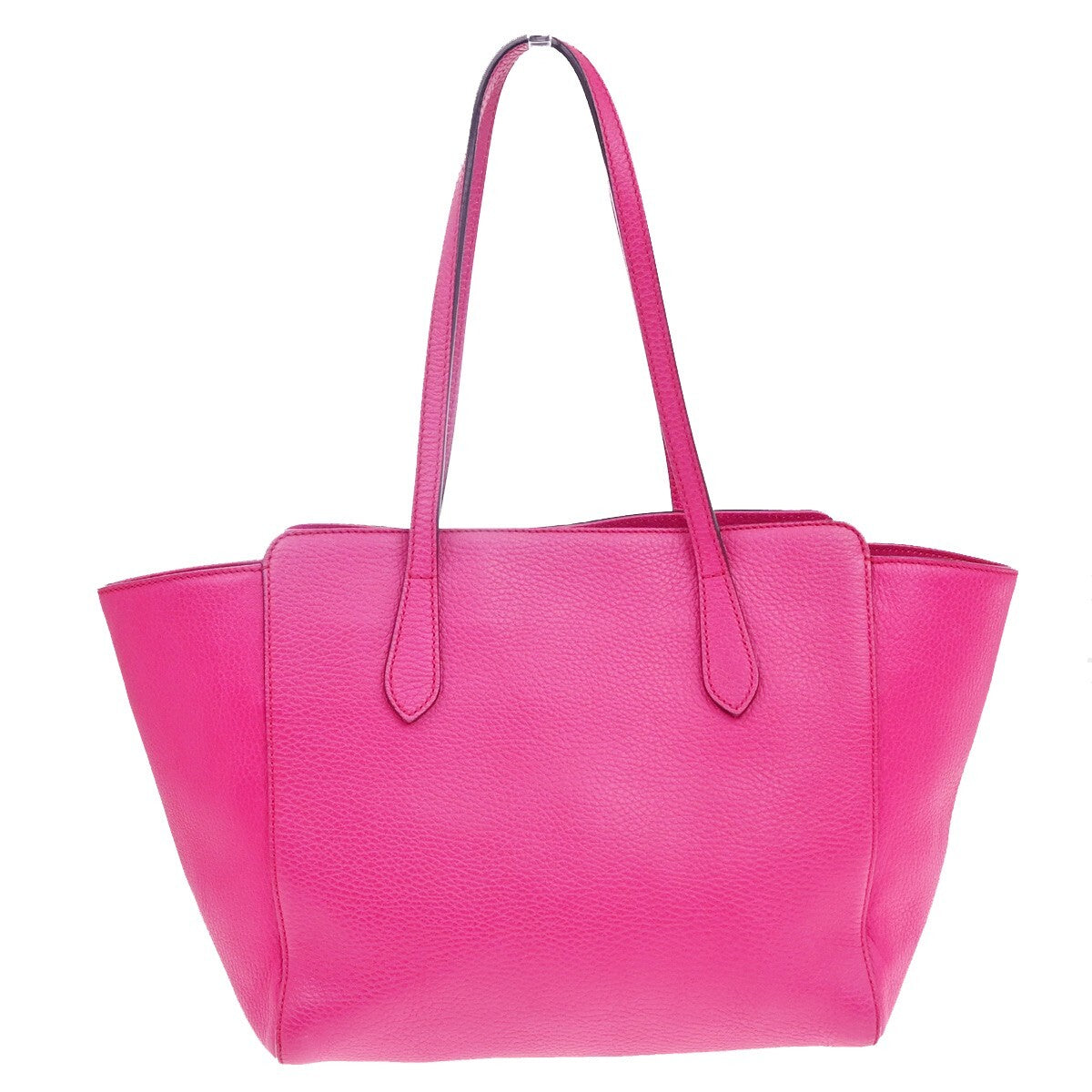 Gucci Swing Tote Leather, PINK, LEATHER, Tote bag